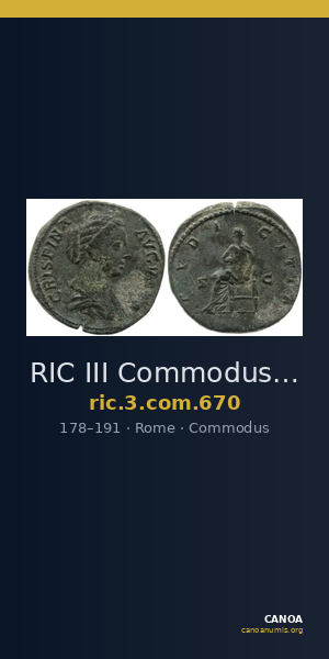 RIC III Commodus 670 — CANOA