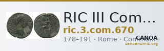 RIC III Commodus 670 — CANOA