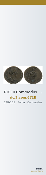 RIC III Commodus 672B — CANOA