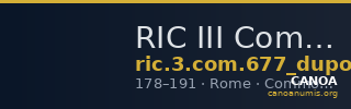 RIC III Commodus 677 (dupondius) — CANOA
