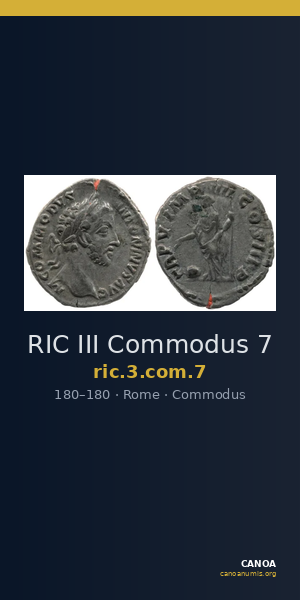 RIC III Commodus 7 — CANOA