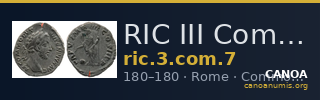 RIC III Commodus 7 — CANOA