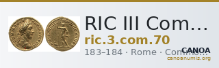 RIC III Commodus 70 — CANOA