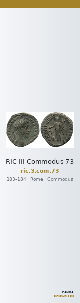 RIC III Commodus 73 — CANOA