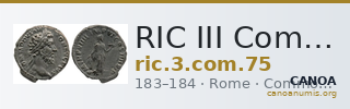 RIC III Commodus 75 — CANOA