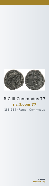 RIC III Commodus 77 — CANOA