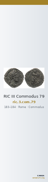 RIC III Commodus 79 — CANOA