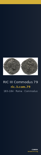 RIC III Commodus 79 — CANOA