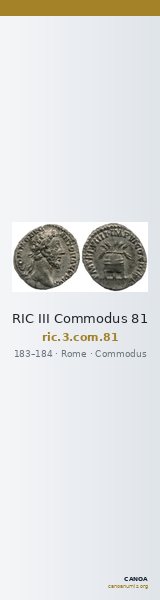 RIC III Commodus 81 — CANOA