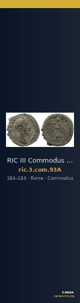RIC III Commodus 93A — CANOA