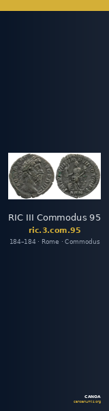 RIC III Commodus 95 — CANOA