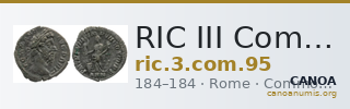 RIC III Commodus 95 — CANOA