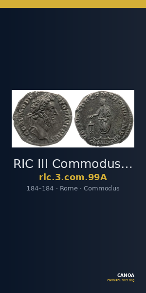 RIC III Commodus 99A — CANOA
