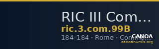 RIC III Commodus 99B — CANOA