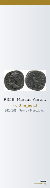 RIC III Marcus Aurelius 1 — CANOA