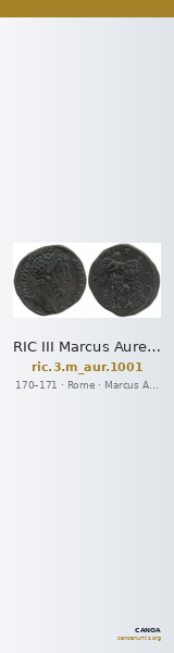 RIC III Marcus Aurelius 1001 — CANOA