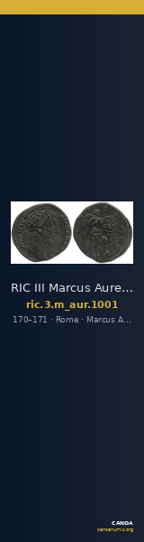 RIC III Marcus Aurelius 1001 — CANOA