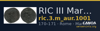 RIC III Marcus Aurelius 1001 — CANOA