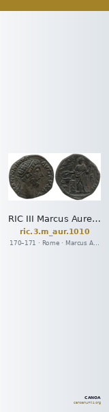 RIC III Marcus Aurelius 1010 — CANOA