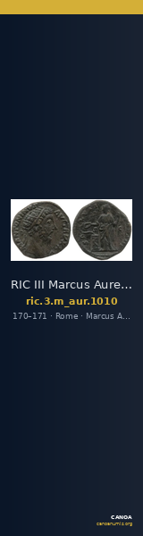 RIC III Marcus Aurelius 1010 — CANOA
