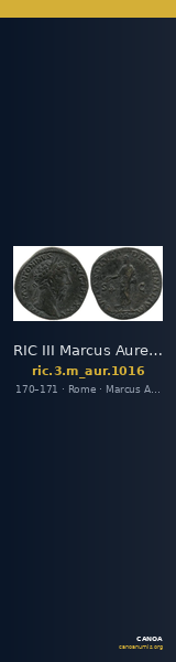 RIC III Marcus Aurelius 1016 — CANOA