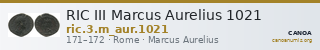 RIC III Marcus Aurelius 1021 — CANOA