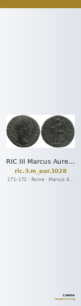 RIC III Marcus Aurelius 1028 — CANOA