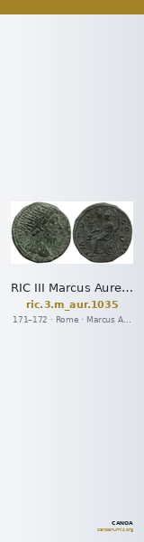 RIC III Marcus Aurelius 1035 — CANOA