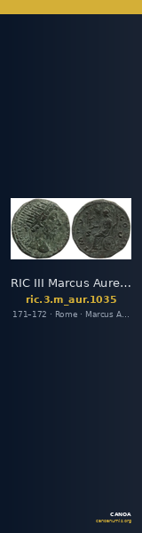 RIC III Marcus Aurelius 1035 — CANOA