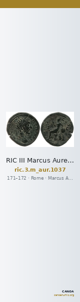 RIC III Marcus Aurelius 1037 — CANOA