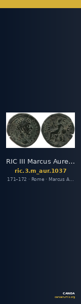 RIC III Marcus Aurelius 1037 — CANOA