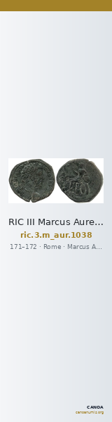 RIC III Marcus Aurelius 1038 — CANOA