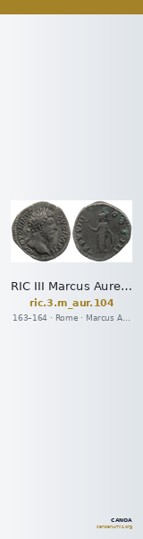 RIC III Marcus Aurelius 104 — CANOA