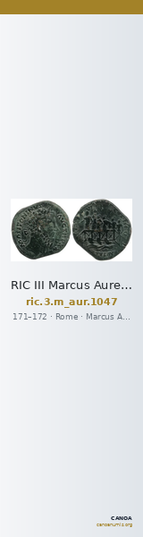RIC III Marcus Aurelius 1047 — CANOA