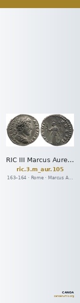 RIC III Marcus Aurelius 105 — CANOA