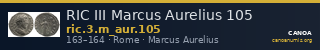 RIC III Marcus Aurelius 105 — CANOA