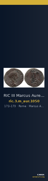 RIC III Marcus Aurelius 1050 — CANOA
