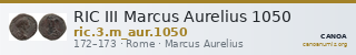 RIC III Marcus Aurelius 1050 — CANOA