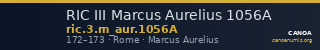 RIC III Marcus Aurelius 1056A — CANOA