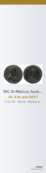 RIC III Marcus Aurelius 1057 — CANOA