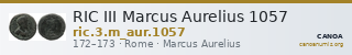 RIC III Marcus Aurelius 1057 — CANOA