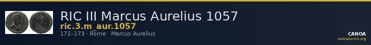RIC III Marcus Aurelius 1057 — CANOA