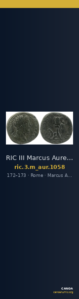 RIC III Marcus Aurelius 1058 — CANOA
