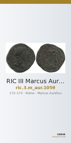 RIC III Marcus Aurelius 1059 — CANOA