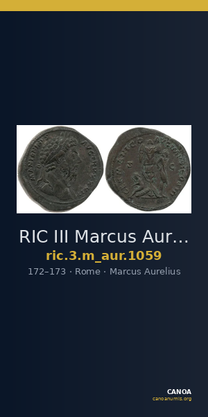 RIC III Marcus Aurelius 1059 — CANOA