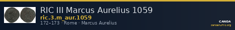 RIC III Marcus Aurelius 1059 — CANOA