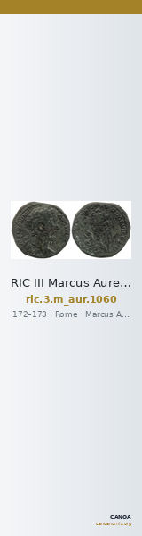 RIC III Marcus Aurelius 1060 — CANOA