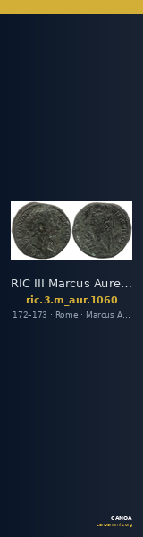 RIC III Marcus Aurelius 1060 — CANOA