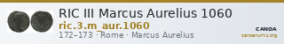 RIC III Marcus Aurelius 1060 — CANOA