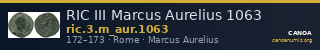 RIC III Marcus Aurelius 1063 — CANOA